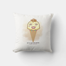 Almofada Pillow Suave Diversão Betty Butter Pecan