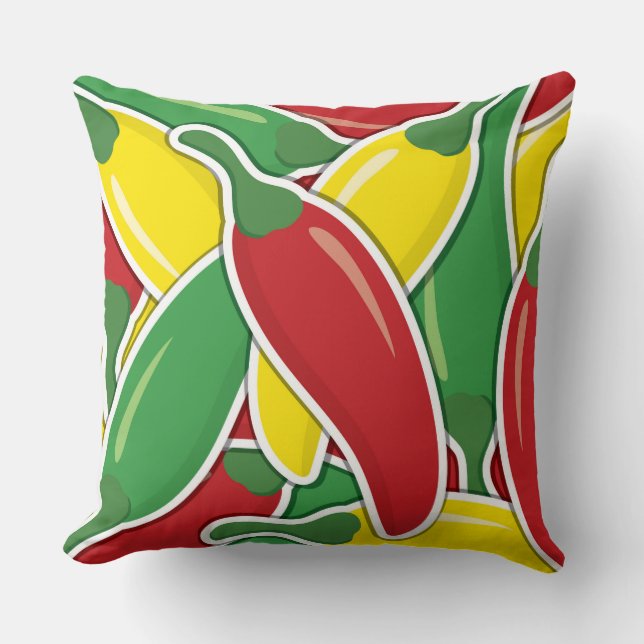 Almofada Pimentões-pimentão (Pimentos) (Frente)