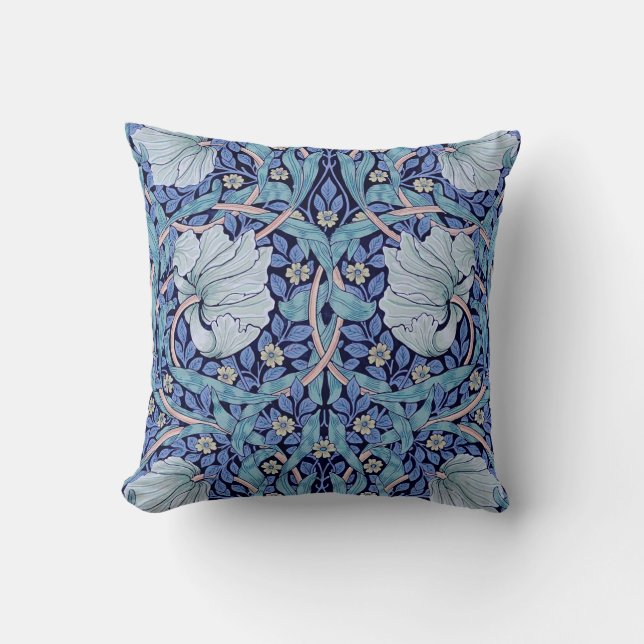 Almofada Pimpernel Blue, William Morris (Frente)
