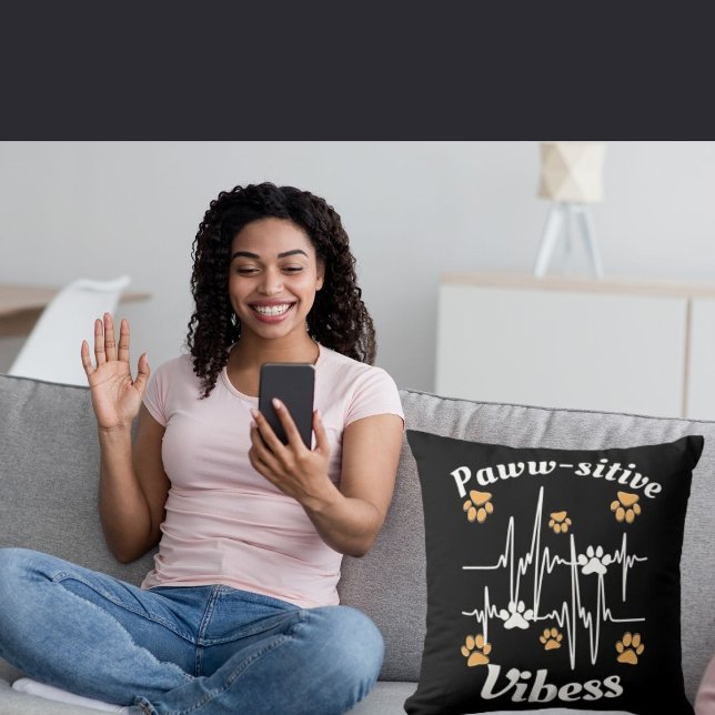 Almofada Pinças De Gato Víblias Cudles Em Negro Engraçado M (Criador carregado)