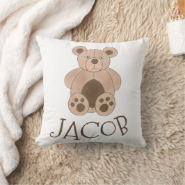 Almofada Pincel de Urso Castanho Pingado Animal Personaliza