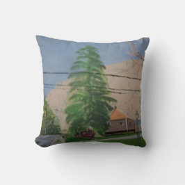 Almofada Pine Tree Throw Pillow, Throw Pillow 16" x 16"