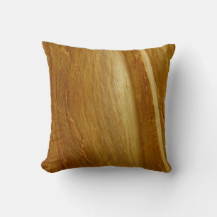Almofada Pine Wood II Faux Textura em madeira