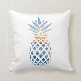 Almofada Pineapple Sunset e Blue Ocean Waves