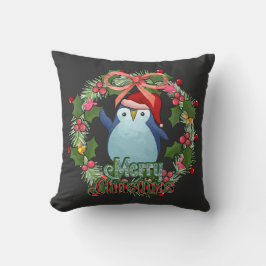 ALMOFADA PINGUIA DE NATAL COM FRIO
