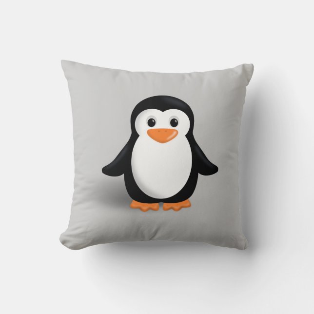 Almofada Pinguim Bebê Fofo (Frente)