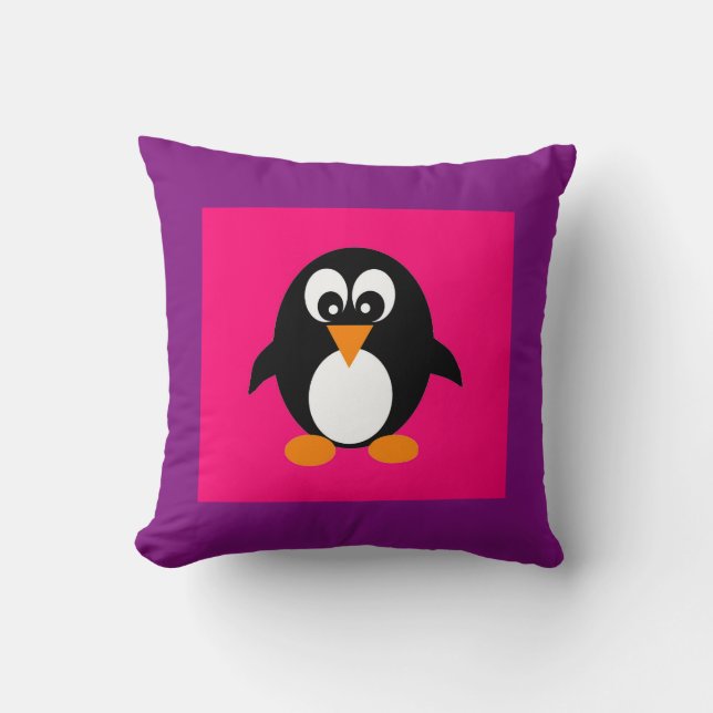 Almofada Pinguim bonito (Frente)