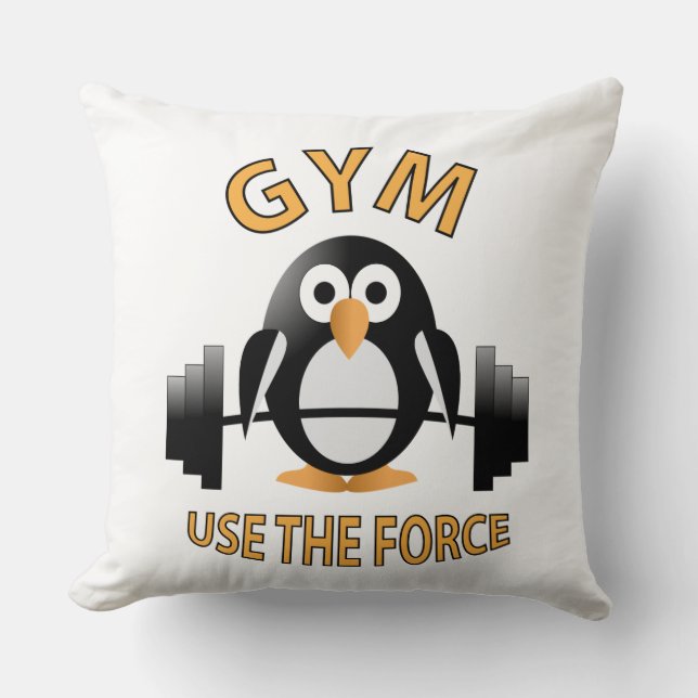 Almofada Pinguim com um sino (Frente)