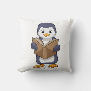 Almofada Pinguim como Nerd do Livro