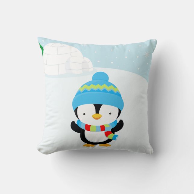 Almofada Pinguim Cujo (Frente)