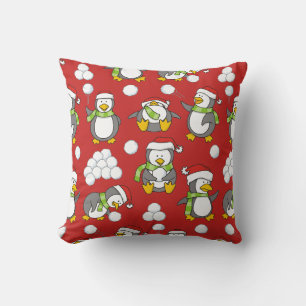 Almofada Pinguins de Natal