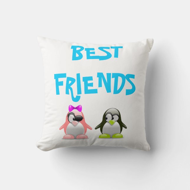 ALMOFADA PINGUINS "MELHORES AMIGOS" (Frente)