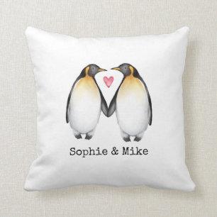 Almofada Pinguins Personalizados em Cushion Apaixonados