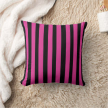 Pink and Black Stripes 
