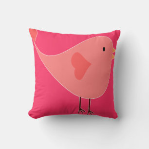 ALMOFADA PINK BIRD TOSS TRAVESSEIRO - MISTURA E CORRESPONDÊ
