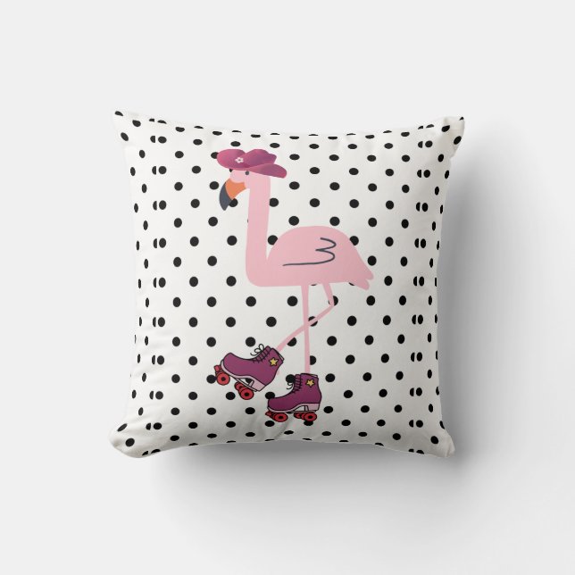 Almofada pink garza (Frente)