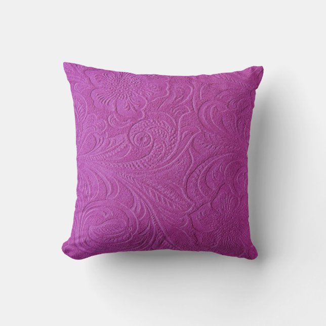 Almofada Pink Monotones Floral Sweet Leather (Frente)