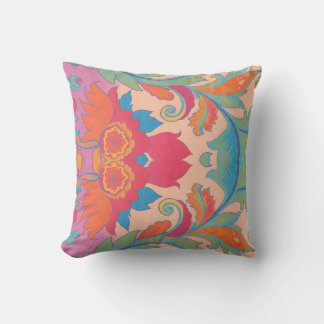 Almofada Pink & Orange Throw Pillow