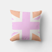 Pink & Orange United Kingdom Flag / Union Jack