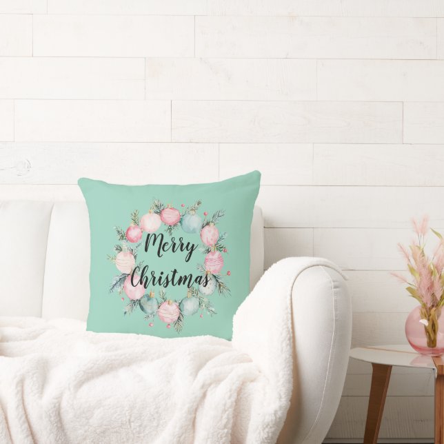 Almofada Pink Ornaath da Casa da Moeda de Natal (Sofá)