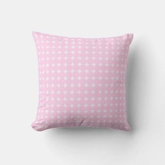 Almofada Pink Polka Dot Baby Girl Nursery Throw Pillow