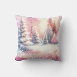 Almofada Pink Winter Wonderland Natal