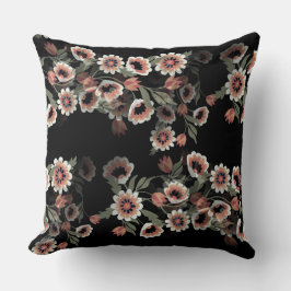 Almofada Pinks e Verdes Botânicos Moles Inspirados no Barro