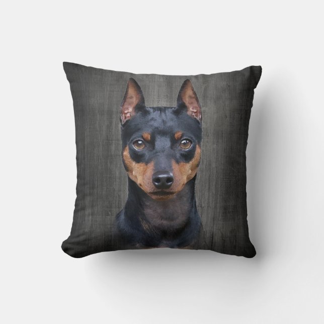 Almofada Pinscher diminuto (Frente)