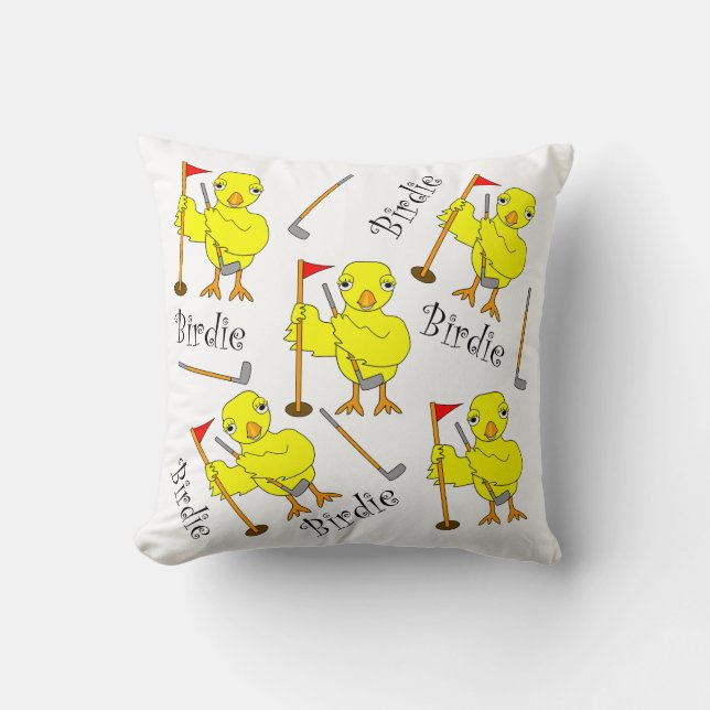 Almofada Pintinho Birdie Golfer (Frente)