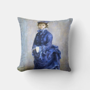 Almofada Pintor impressionista de Lady Parisienne Renoir