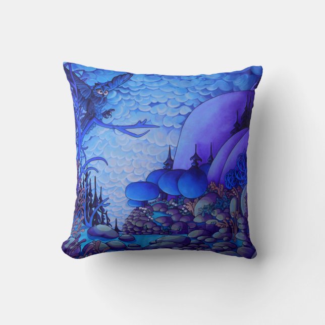 Almofada Pintura "16 X "16 Travesseiro decorativo" (Frente)