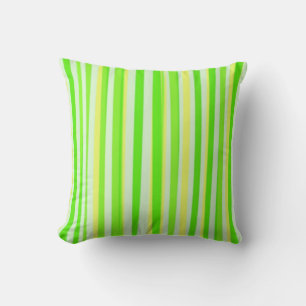 Almofada Pintura Abstrato-acrílica em limão verde