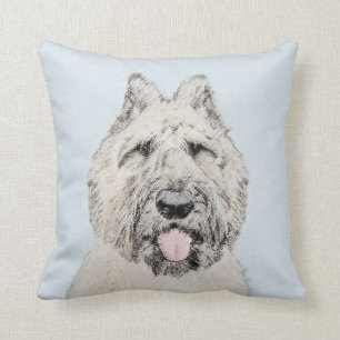 Almofada Pintura Bouvier des Flandres - Arte Cachorra Origi
