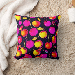 Almofada Pintura Colorida de Cães Surfando