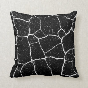 Almofada Pintura de Abstrato de arte em preto-e-branco