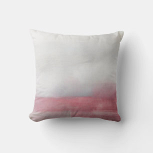 Almofada Pintura de Abstrato rosa e Cinza. Arpai moderno