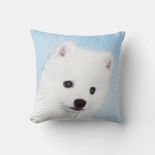 Almofada Pintura de Cachorro Eskimo Americano - Arte Origin