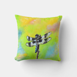 Almofada Pintura de Dragonfly Shimmering