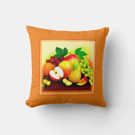 Almofada Pintura de Frutas Tropicais. Comprar Agora