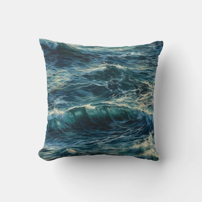 Almofada Pintura de Ursos do Mar (Frente)