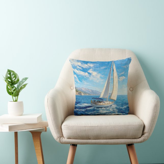 Almofada Pintura Impasto de Velero  (Cadeira)