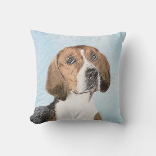 Almofada Pintura Inglesa em Foxhound - Arte Cachorra Origin