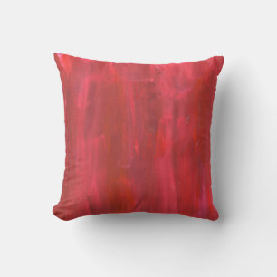 Almofada Pintura por Aquarela russa Red Abstrato