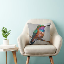 Pintura Vibrante do Beija-flor de Allen