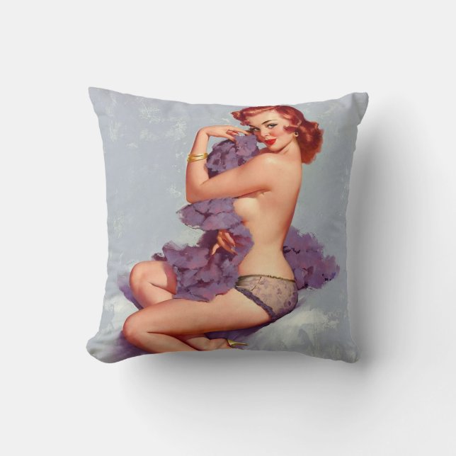 Almofada Pinup "sexy" do redhair (Frente)