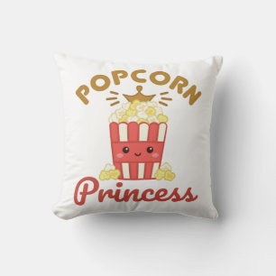 Almofada Pipoca Princesa Filme Teatro Popcorn Girls Mulhere