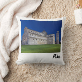 Almofada Pisa Leanding Tower Night Panorama Itália Gift
