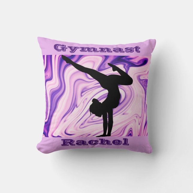 Almofada Piso de ginástica, Feixe, Cofre, Bares, Púrpura Pe (Frente)