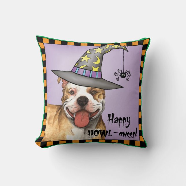 Almofada Pit Bull Witch (Frente)