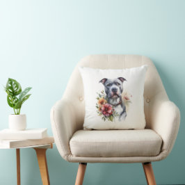 Almofada Pitbull Floral